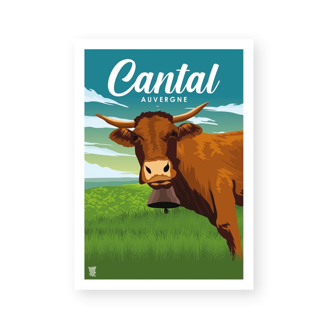 Poster da parete vintage "La Salers".