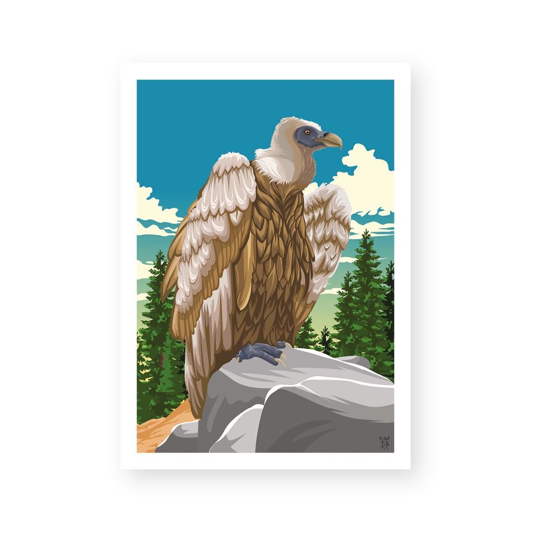 Póster/cartel de pared vintage de "El Buitre"