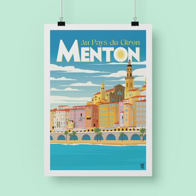 Affiche "Menton"