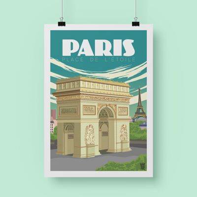 Affiche "Place de l'Etoile"