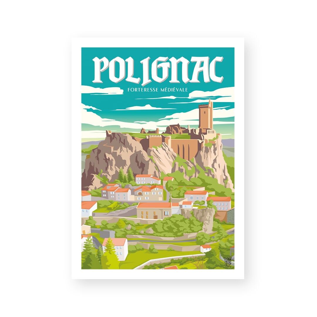 Poster da parete vintage "Polignac".