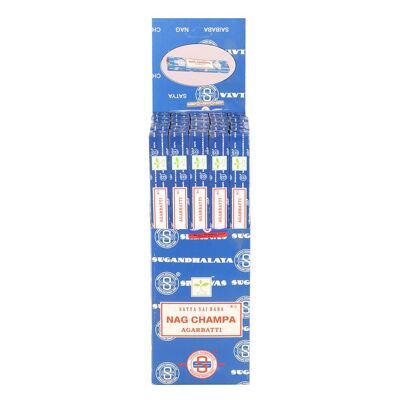 25 paquets de 10 g d'encens naturel Nag Champa par Satya