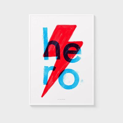 A3 Wall Art Print | Hero