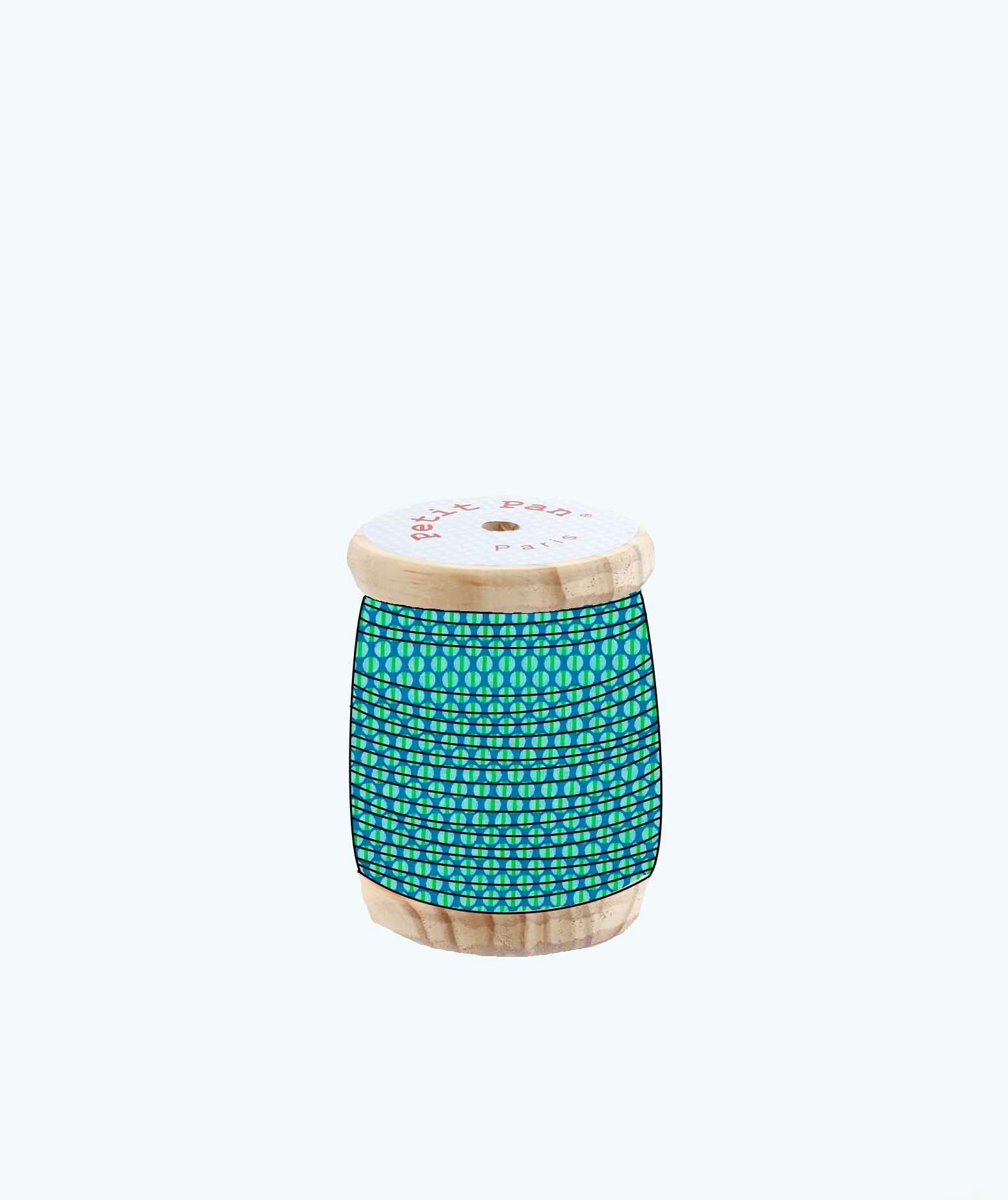 Bobina di nastro sbieco Calipso Bright Blue da 40 m