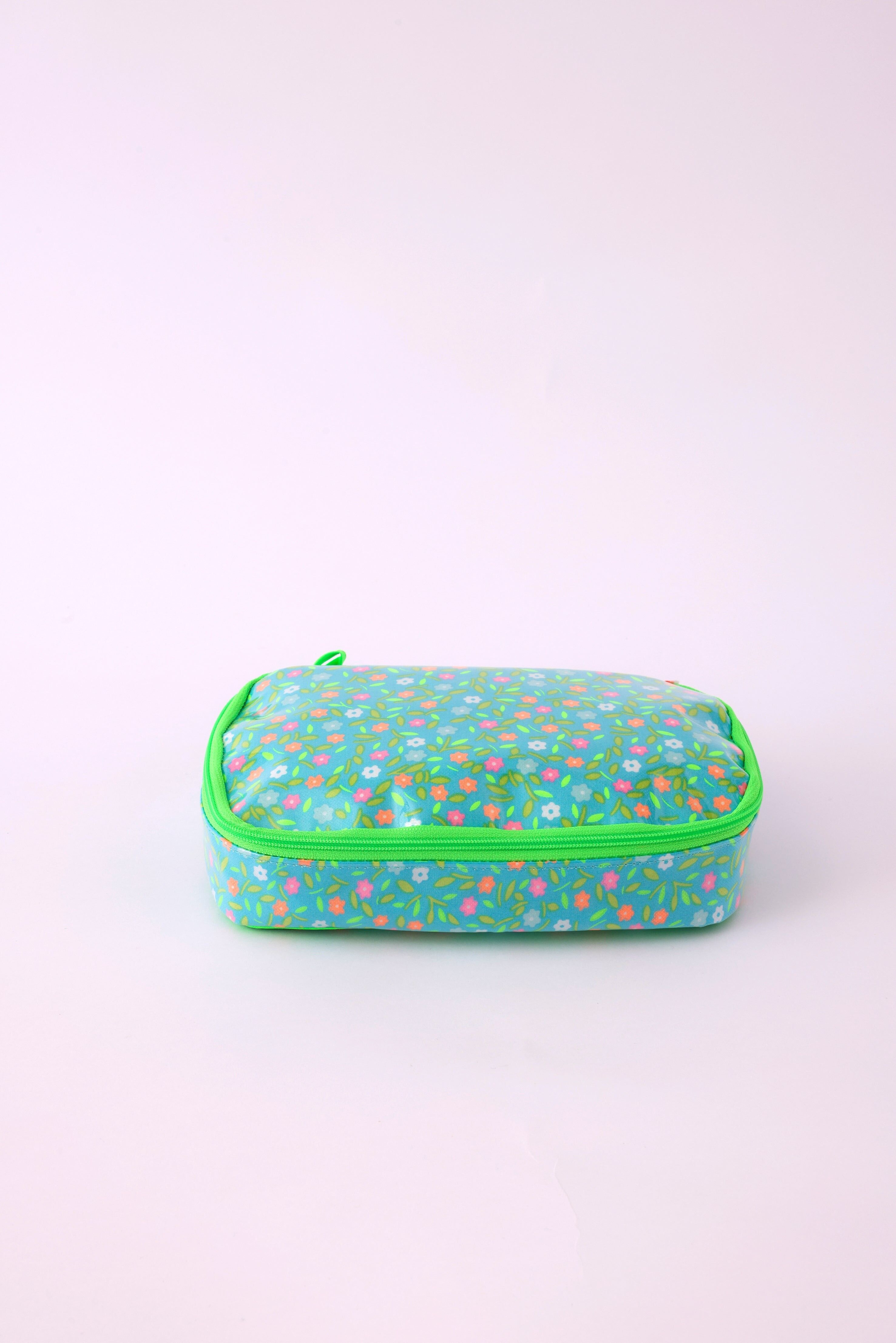 Peace and Love Large Pencil Case Azure