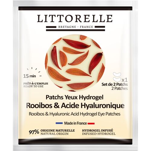 Patchs Yeux en Hydrogel infusés au Rooibos et Acide Hyaluronique