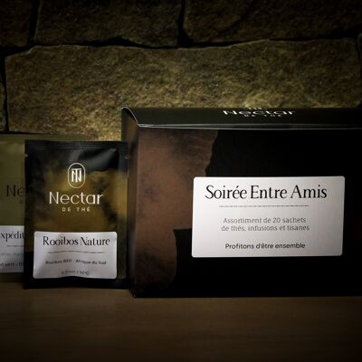 Assortiment de thés & infusions - Soirée entre Amis - Taille XL - 20 sachets