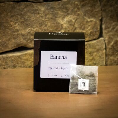 Tè verde - Bancha - Scatola da 20 mussole