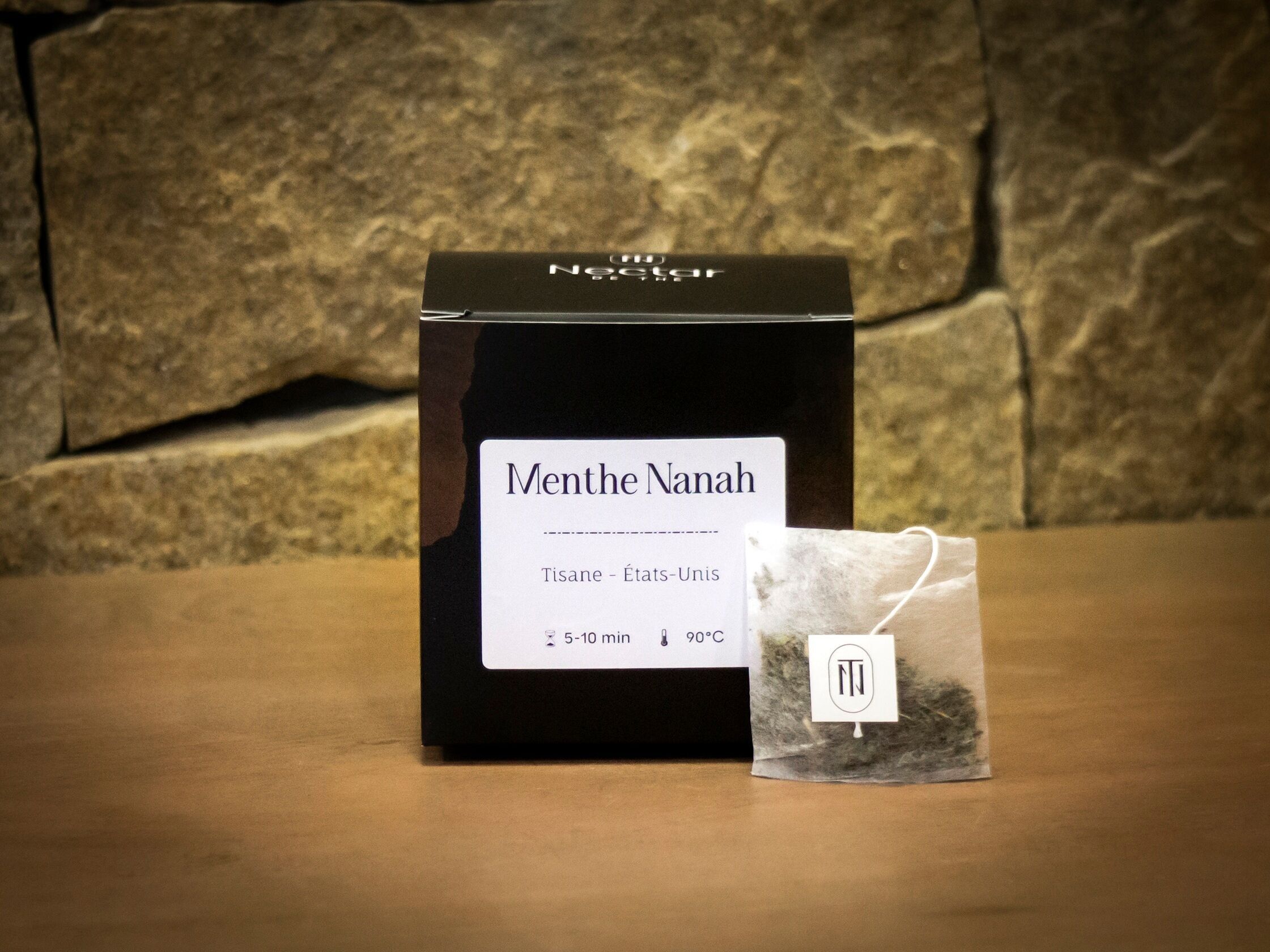 Kräutertee - Nanah Mint - Schachtel mit 20 Musselintüchern