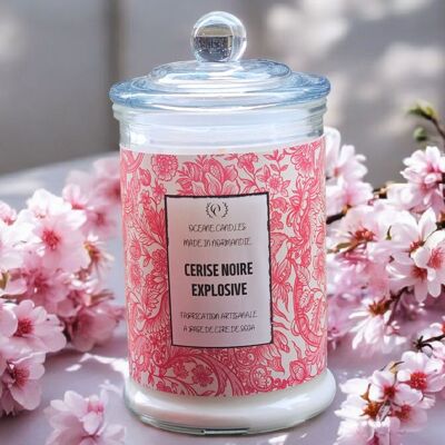 Bougie parfumée - cerise noire explosive