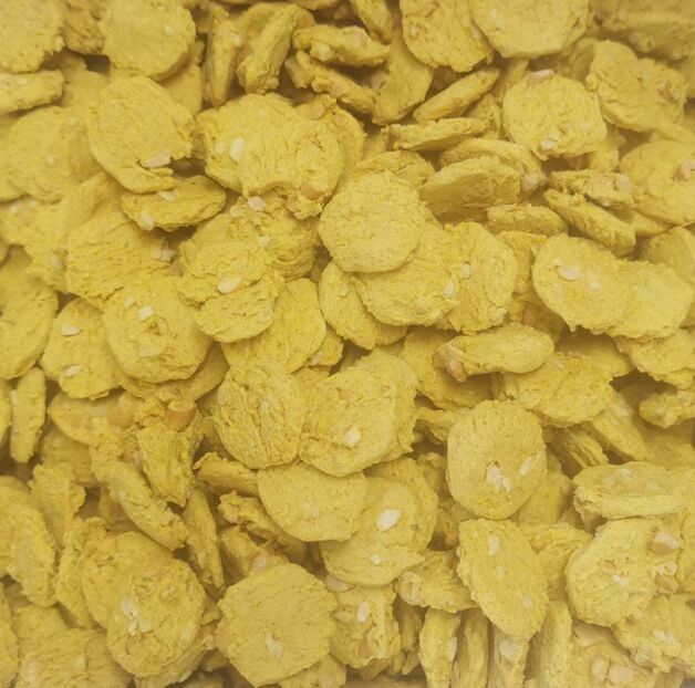 Bio Cashew Curry Aperitif Kekse - Großpackung im 3kg Beutel