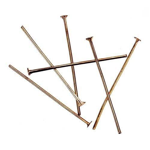 Spilli con testa da 500 g, 30 mm, oro rosa 2