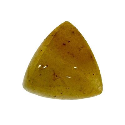 Cabochon, Giada gialla, 10mm 2