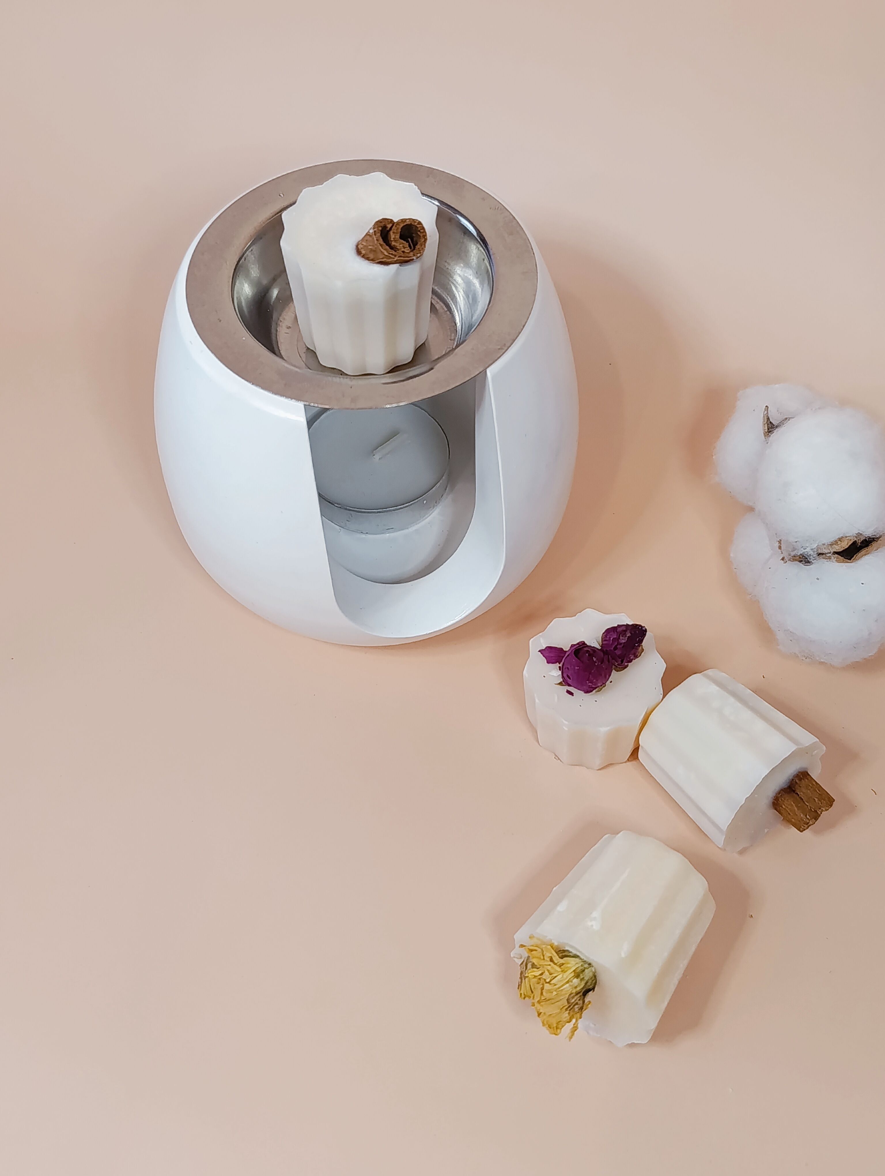 Bruciatore di resina minerale, bruciatore di fragranze in cemento Boule