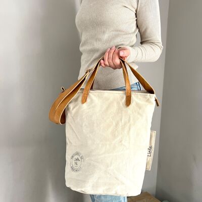 BucketBag (lona ligera) - crudo sostenible