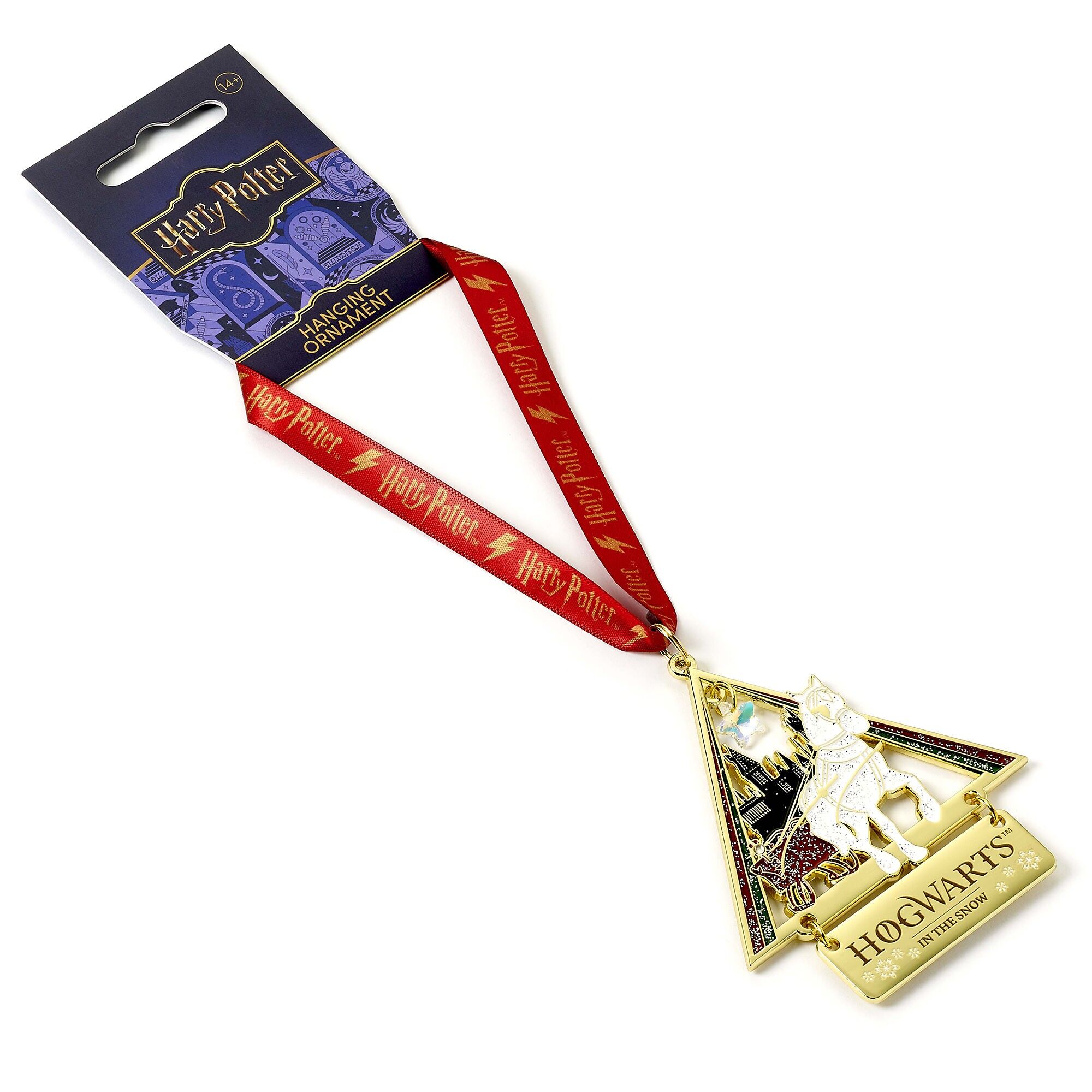 Décoration à suspendre Harry Potter Poudlard dans la neige