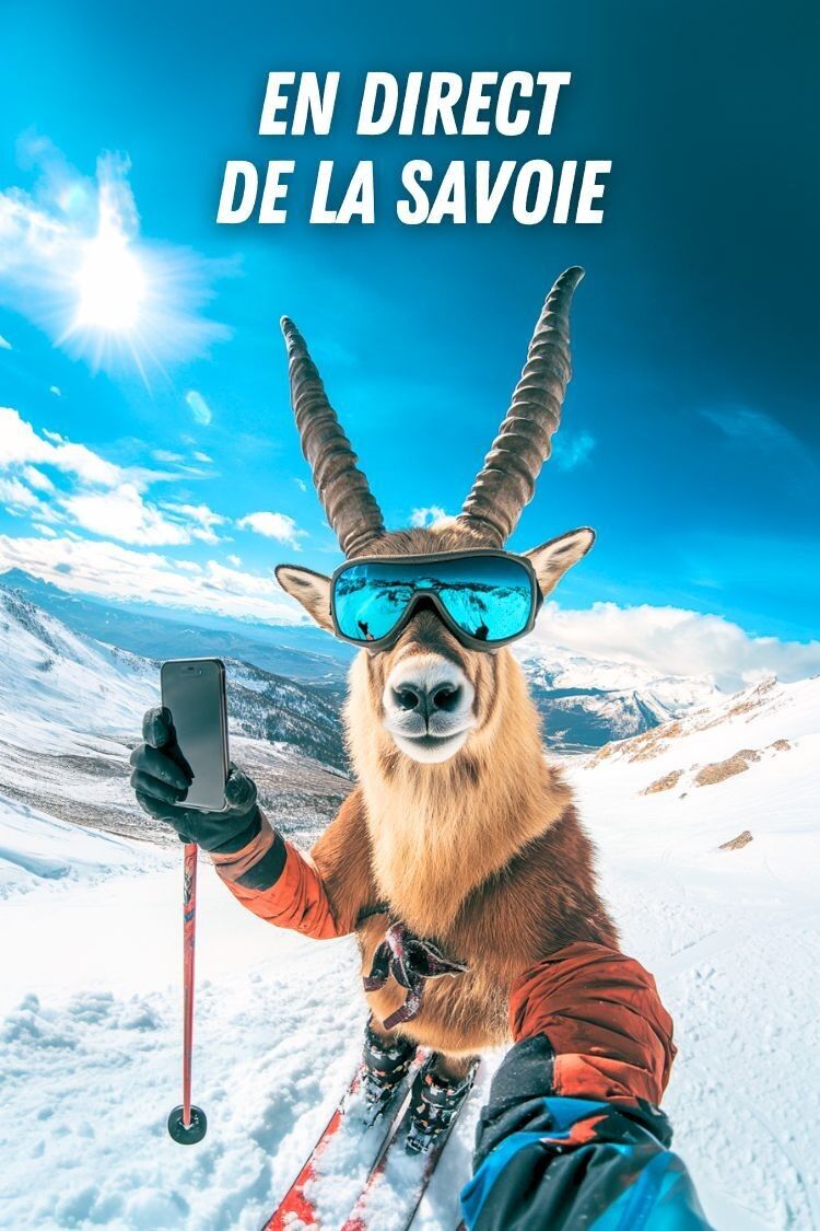 En directo desde Saboya - Póster divertido