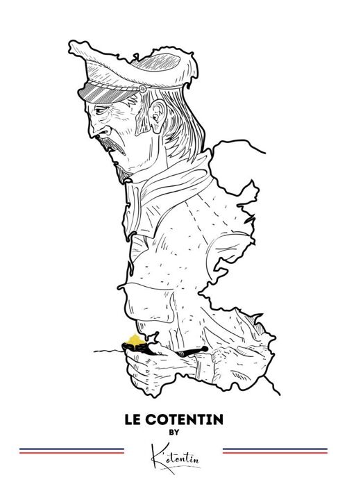 Affiche Poster Cotentin - Le Vieux Loup de Mer