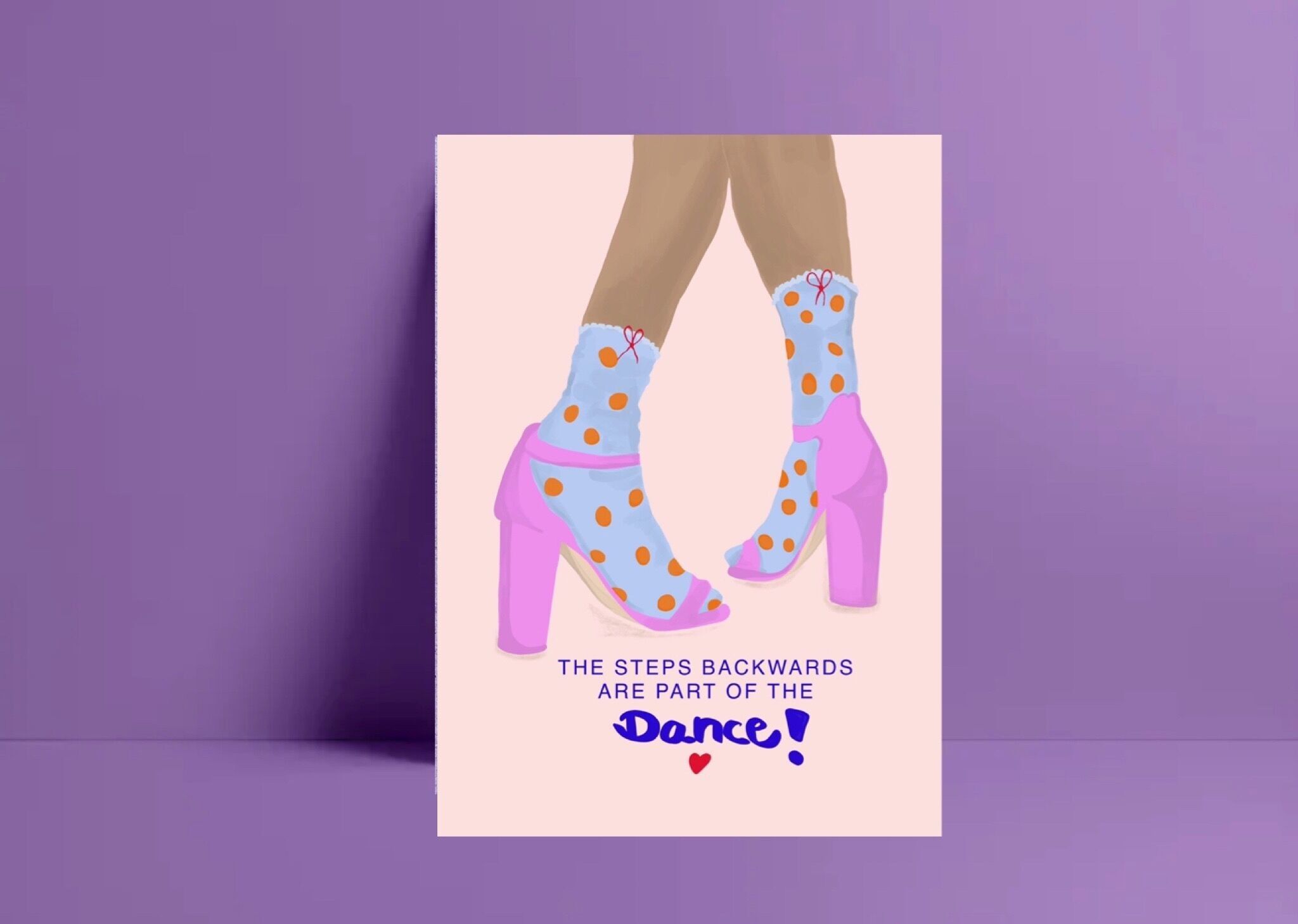 I passi indietro fanno parte della Danza - Cartolina