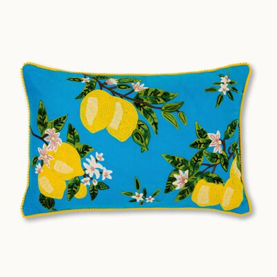 fodera per cuscino limoni