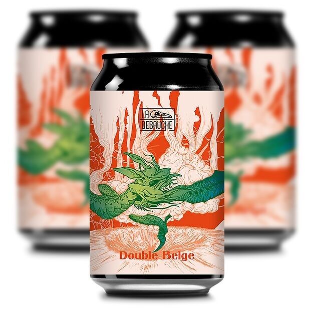 Birra Doppia Belga - Ambra Belga - 7% | Lattina 33 cl