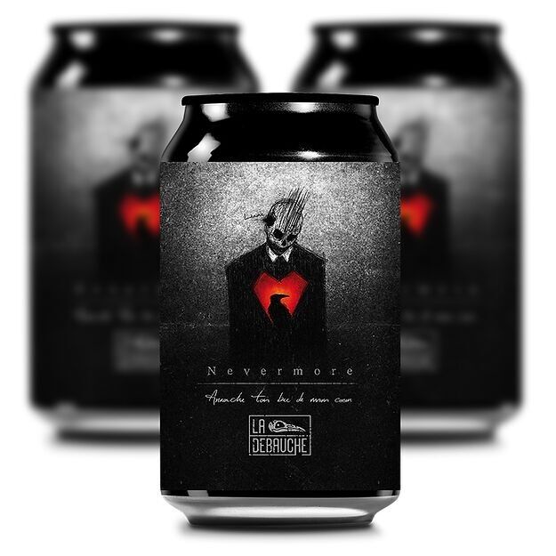 Birra Nevermore - Imperial Stout - 9,5% | Lattina 33 cl