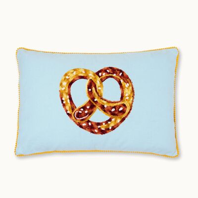 Cuscino con ripieno di pretzel