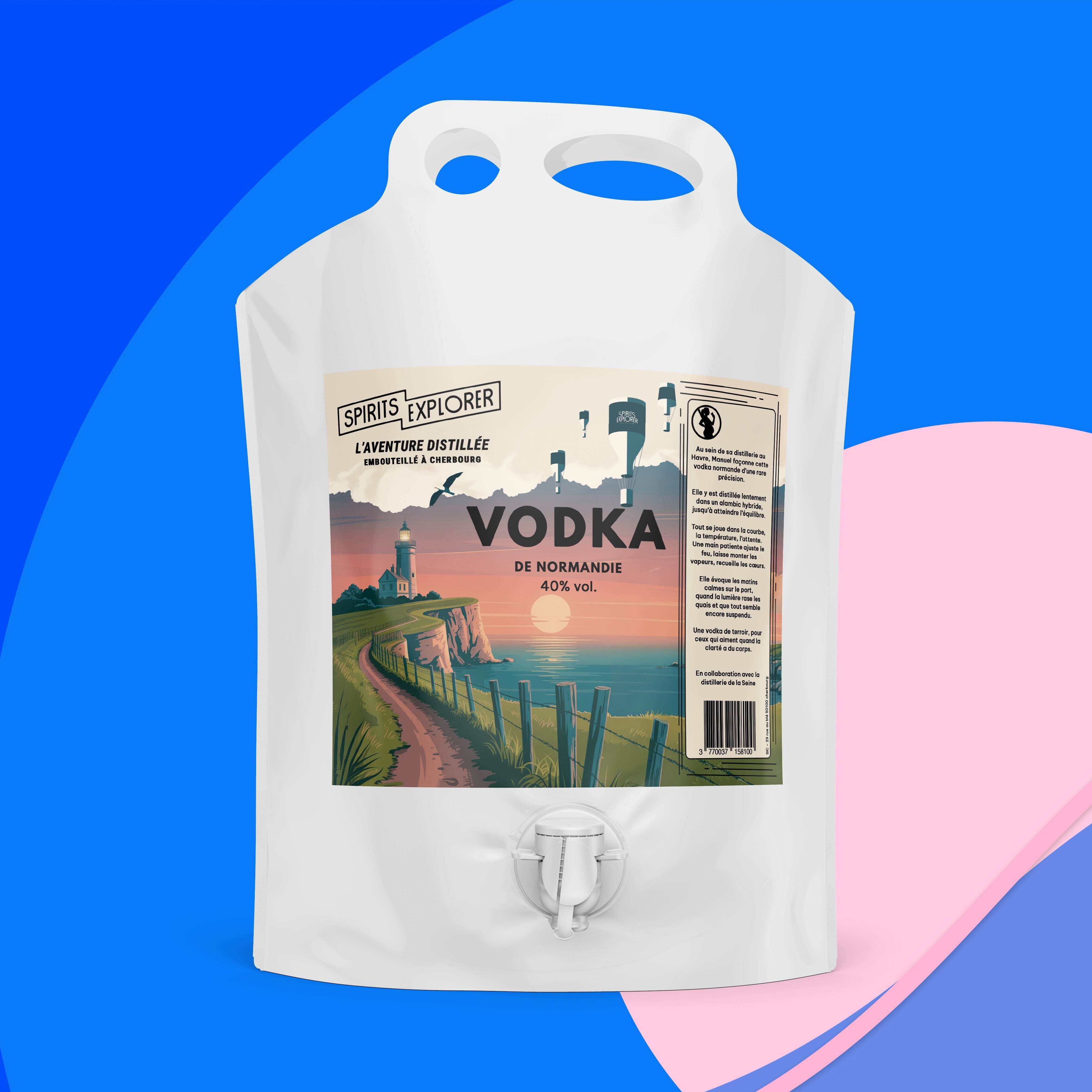 Normandy Vodka - BULK - 3 liters