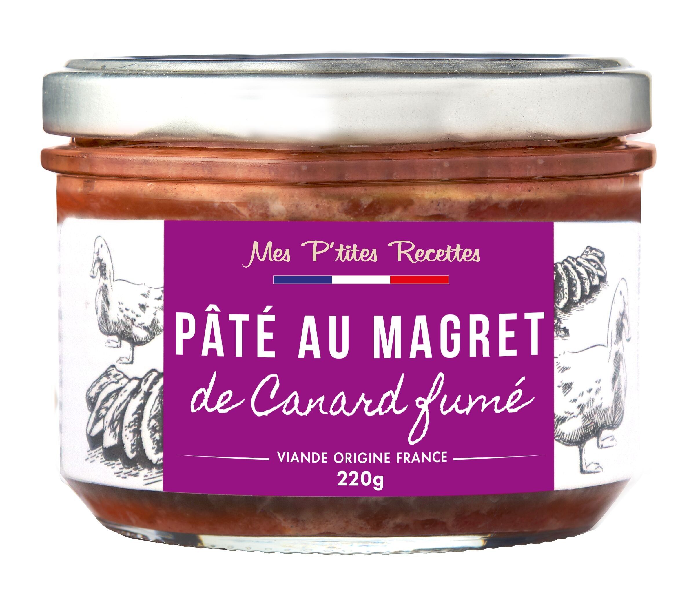 PATE AU MAGRET DE CANARD FUME 220G