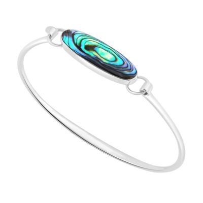 Preciosa pulsera de abulón en plata 925