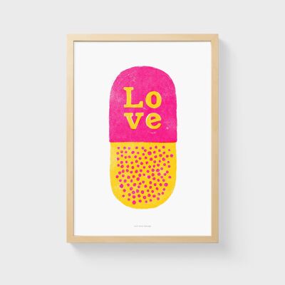 Impression d'art mural A4 | pastilla d'amour
