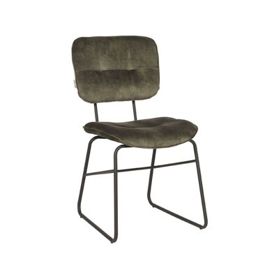 Chaise de salle à manger Homestoreking Dez - Hunter - Velours