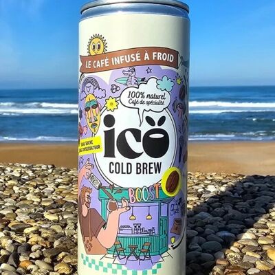 ICÖ - Cold Brew de café de spécialité - Ethiopie - 100% Arabica - canette 25cl