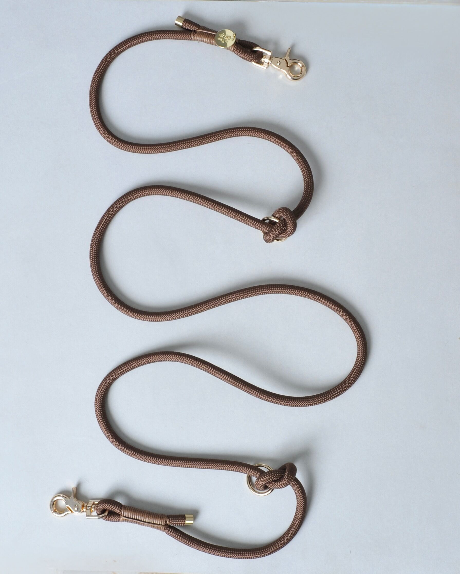 Guinzaglio multiposizione - Marrone