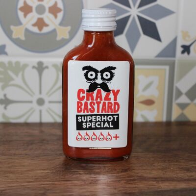 Sauce Piquante Crazy Bastard - Superhot Spéciale 100ml