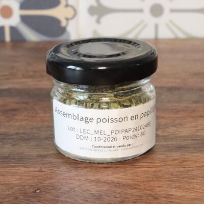 Tarro - Ensamblaje de pez Papilotte - 8G