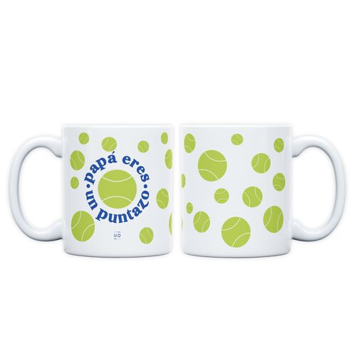 Taza "Papá eres un puntazo"
