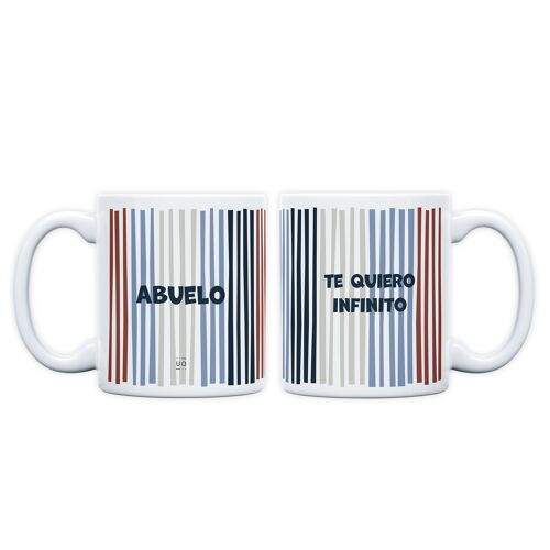 Taza "Abuelo, te quiero infinito"
