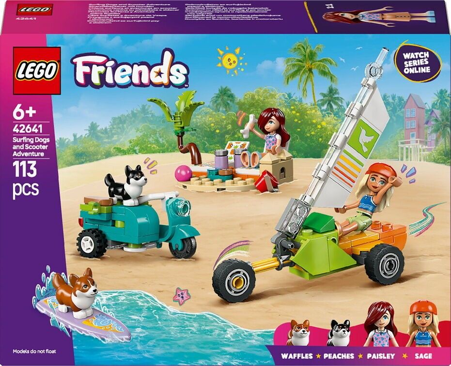 LEGO 42641 - Cani surfisti e amici dello scooter