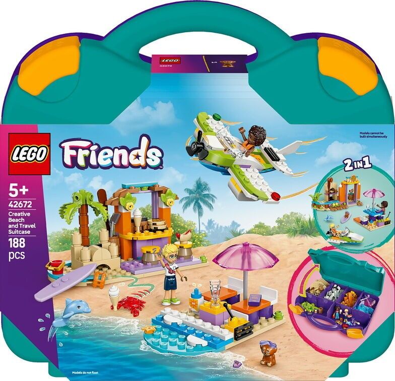 LEGO 42672 - Valigia da spiaggia creativa Friends