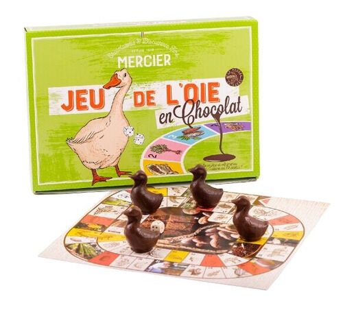 JEU DE L'OIE : assortiment de chocolat noir et lait