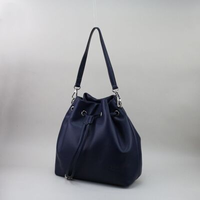 583929 Blu - borsa in pelle