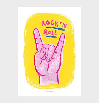Impression murale A3 | Rock and roll 2