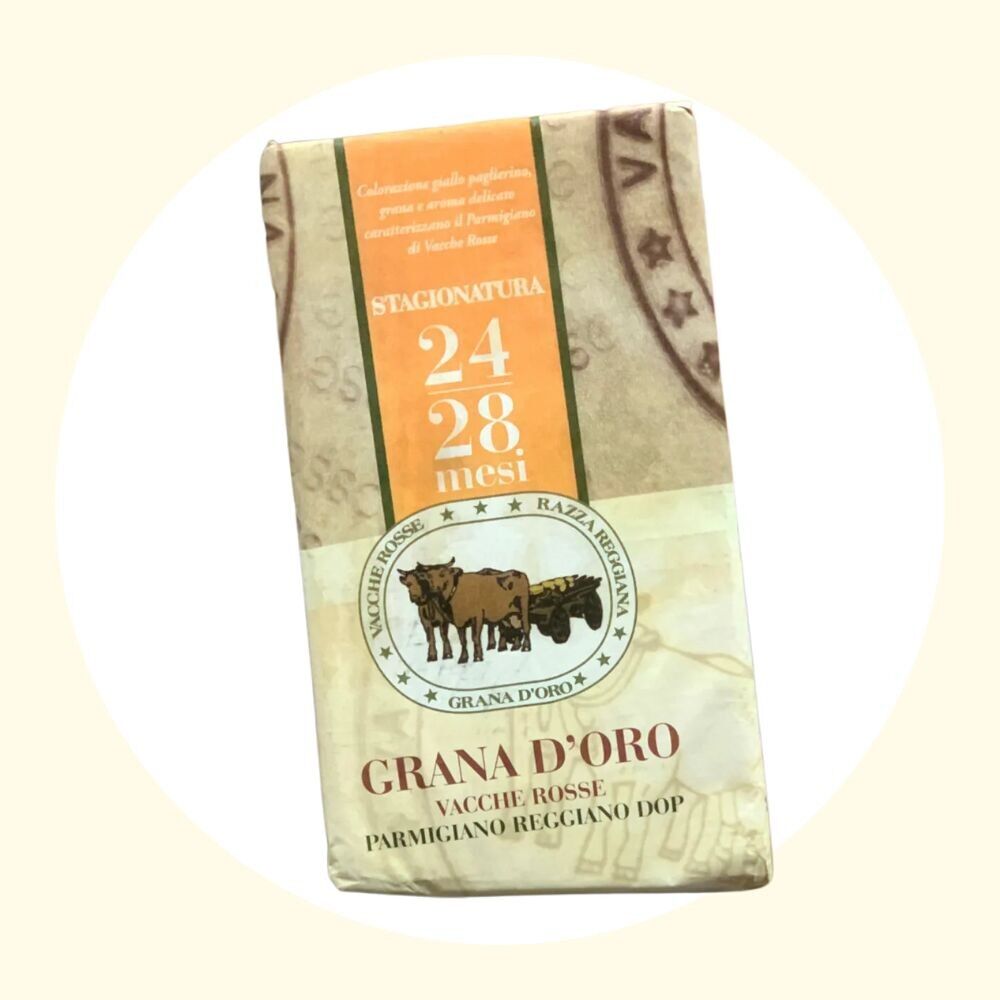 Parmigiano Reggiano Vaches rouges Grana D'Oro