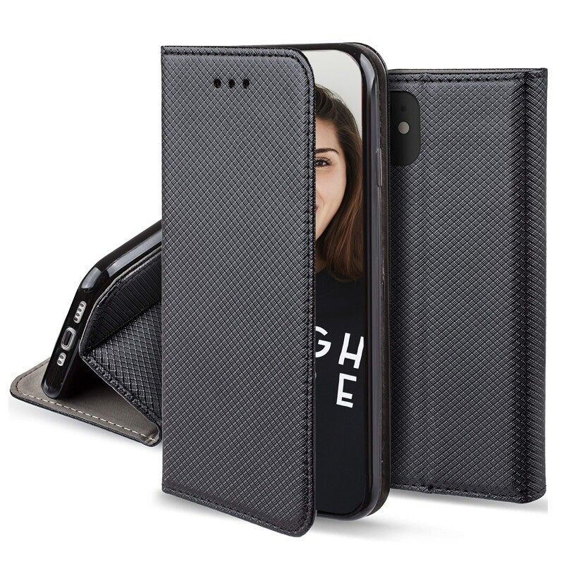 FUNDA FOLIO CON SOPORTE MAGNÉTICO NEGRA COMPATIBLE CON OPPO RENO 6 5G - JAYM®** - TFBKFS0353