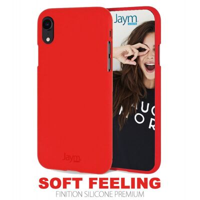 FUNDA PREMIUM SUAVE DE TACTO COMPATIBLE CON SAMSUNG GALAXY A03 4G ROJO (UE - 166,6 x 75,9x9.2 mm)** - GOSF0575