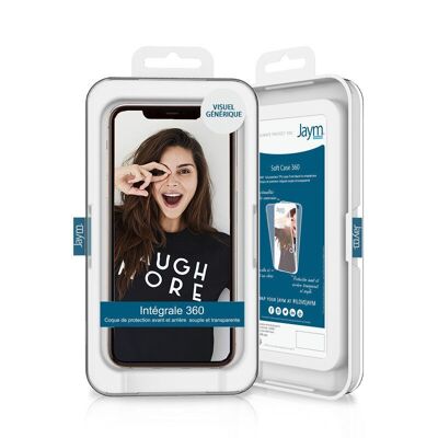FUNDA SUAVE 360 DELANTERA/TRASERA PARA APPLE IPHONE 14 PLUS - JAYM® ** - JMCS3600080