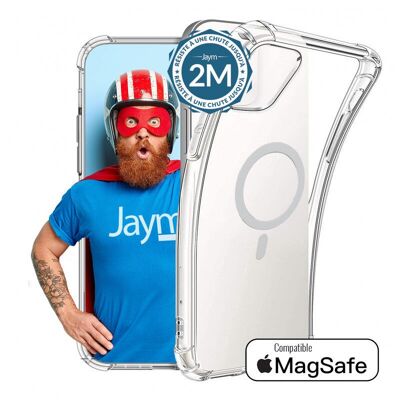 FUNDA REFORZADA MAGSAFE DROP TEST 2M COMPATIBLE CON APPLE IPHONE 14 PLUS - JAYM®** - JMEI0194