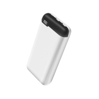 BACKUP BATTERY 20.000 MAH PREMIUM WITH DIGITAL DISPLAY - 2 USB-A OUT + 1 USB-C IN / OUT - WHITE - JAYM ** - JMPW017