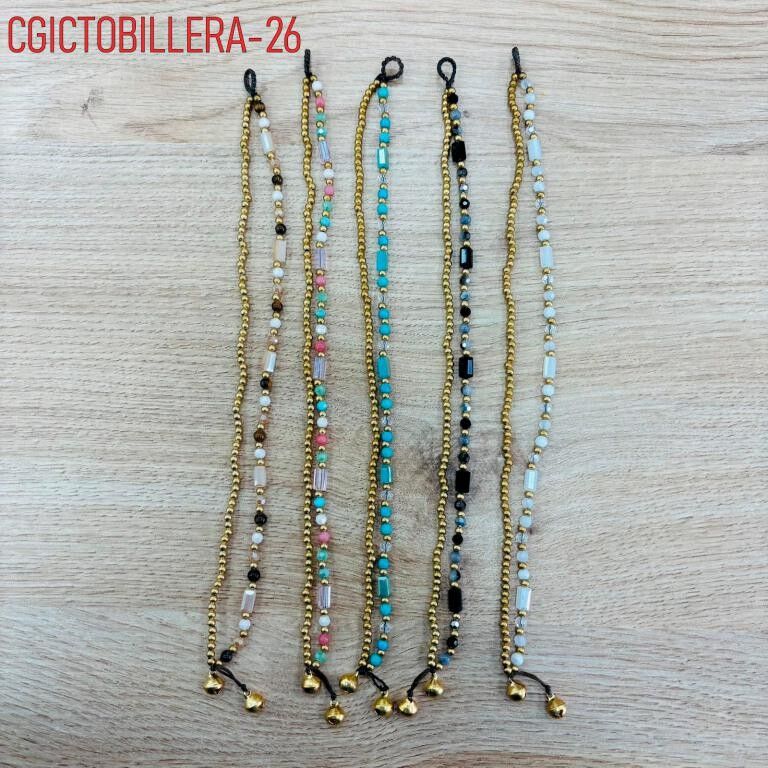 Pulsera Tobillera de Latón Mujer con Diseño Elegante. Promo